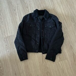 Levis black Sherpa lined jacket